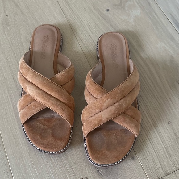 Madewell Suede/Leather Sandal - Picture 1 of 7